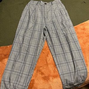 Plaid dress pants